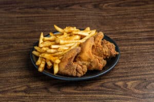 Chicken Wings and Fries